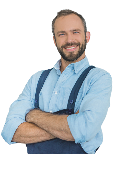 smiling-bearded-repairman-posing-with-crossed-arms-9WEV98W Quienes Somos